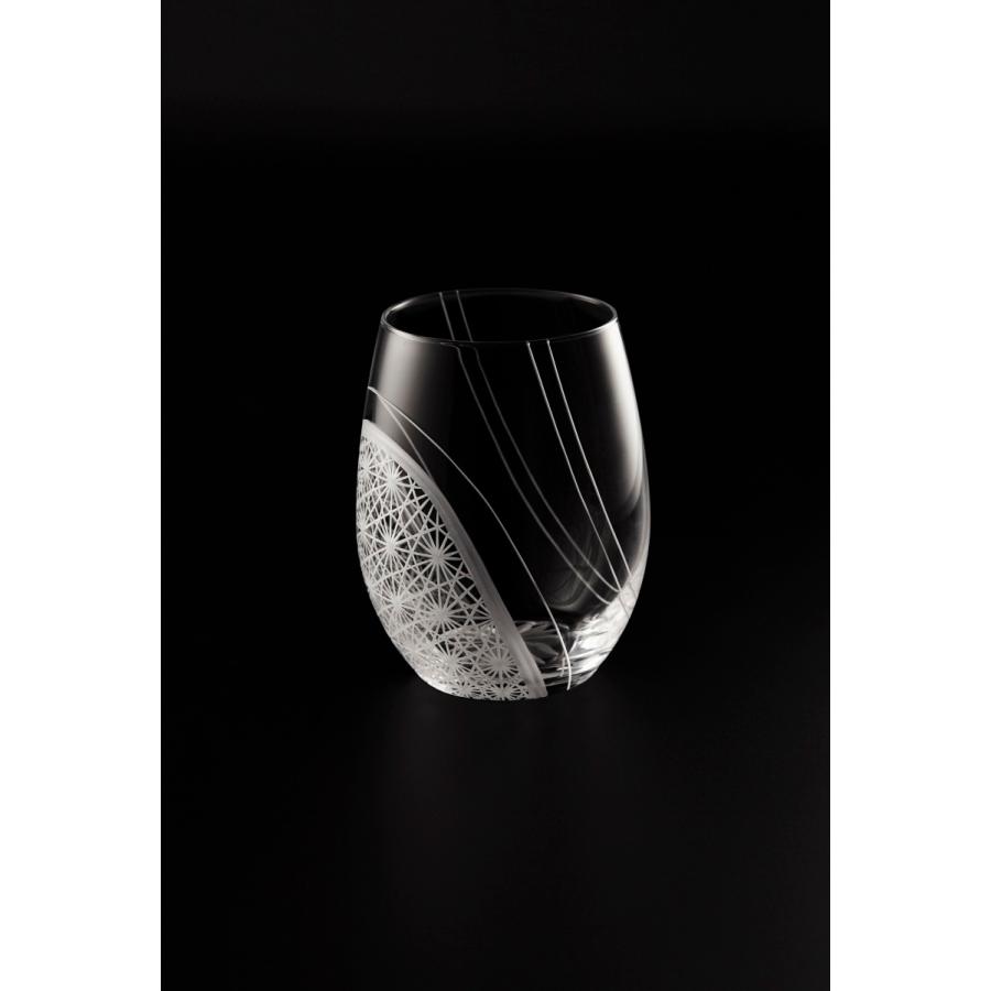 羽衣　-　東京切子(花切子）ワイングラス　菊繋ぎ |  | 03