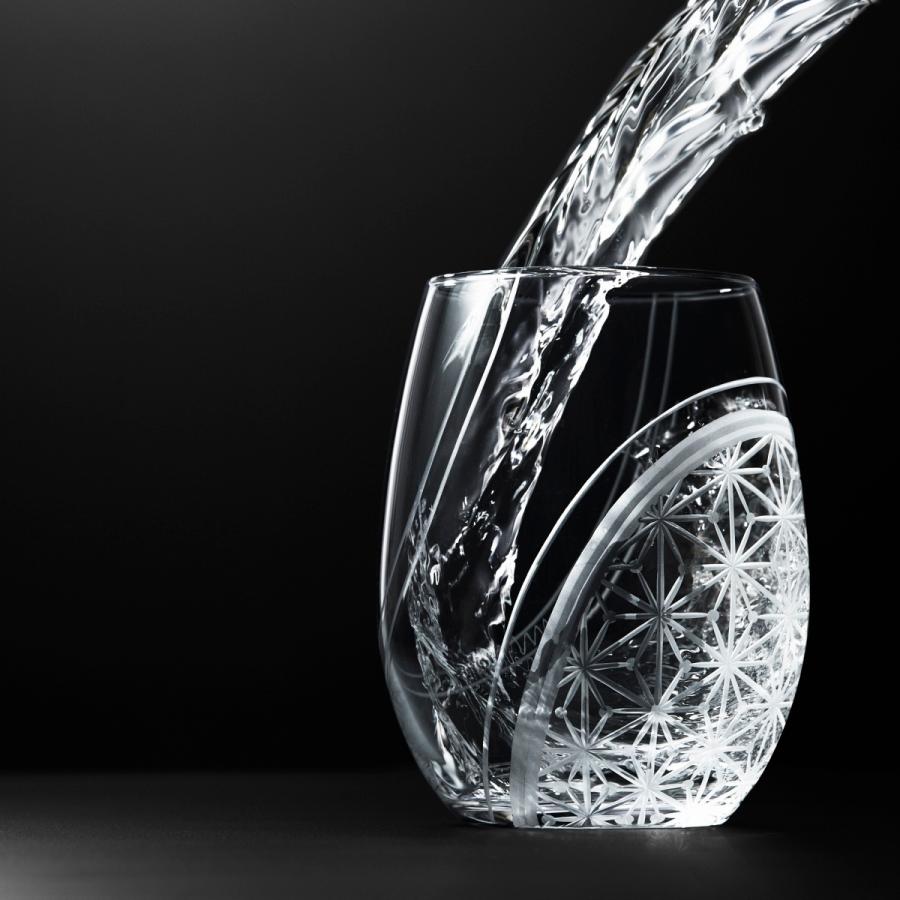 羽衣　-　東京切子(花切子）ワイングラス　千代紙 | 