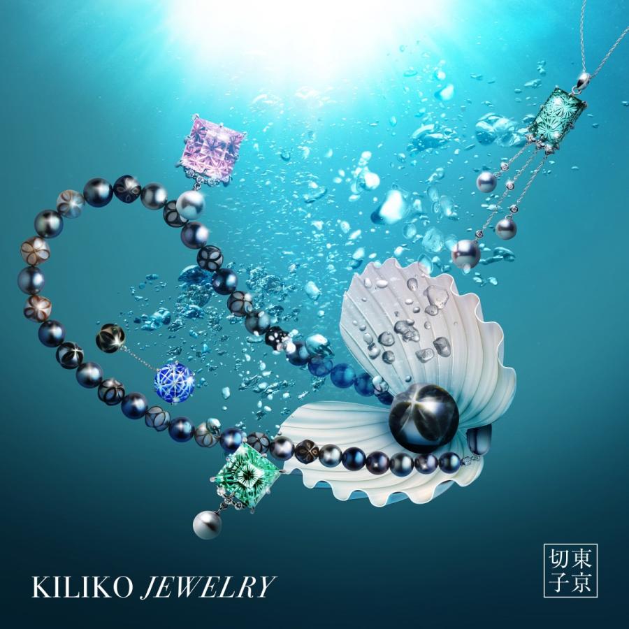 KILIKO JEWELRY(東京切子）ネックレス　あこや　麻乃葉　アメジスト |  | 04