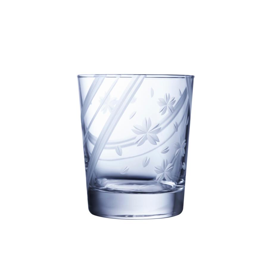 羽衣- 東京切子(花切子）ロックグラス　桜 |  | 02