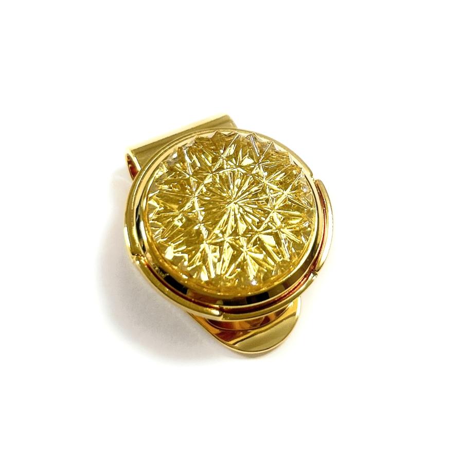 東京切子ゴルフマーカー　ひまわり　クリアーゴールド |  | 01