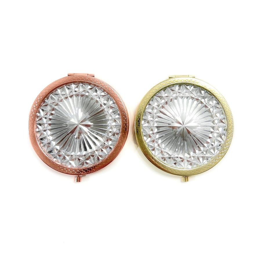 東京切子コンパクトミラー 　輝菊〜かがやきぎく〜　　エジプシャンゴールド　Queen |  | 05