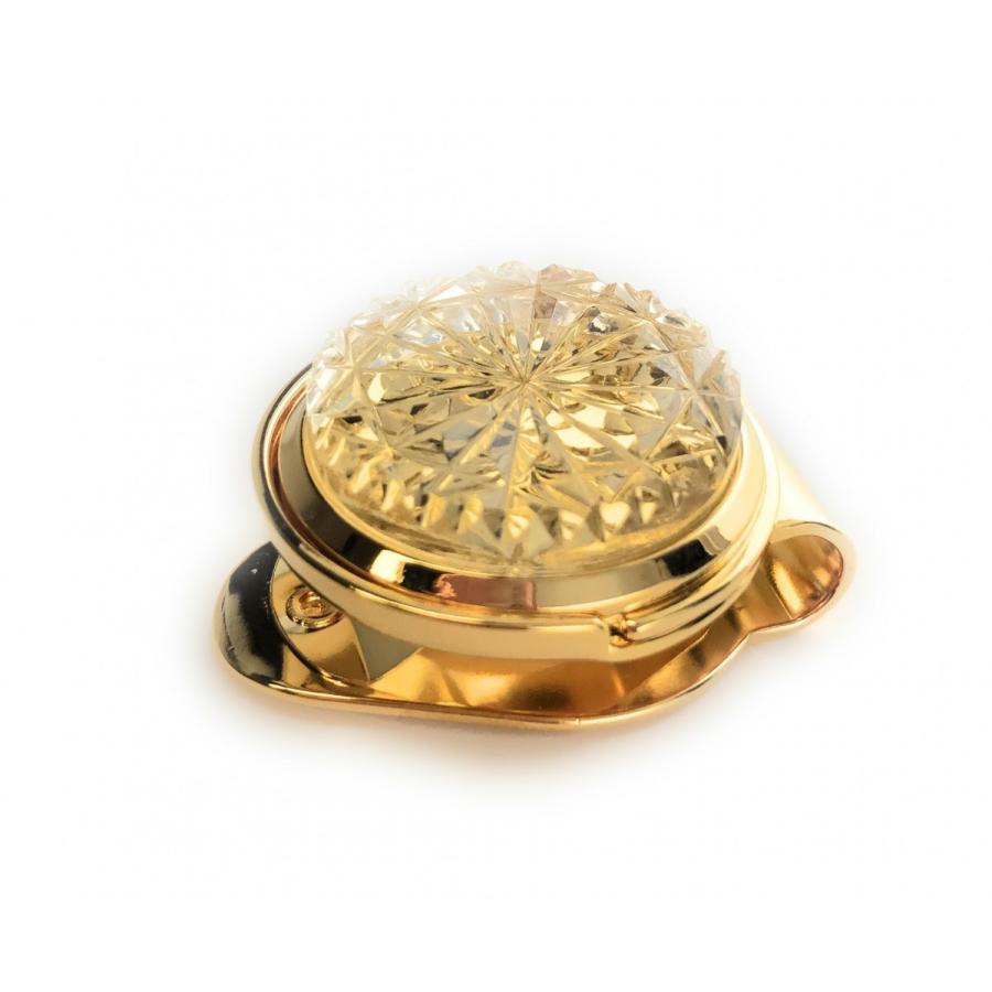 東京切子ゴルフマーカー　菊・クリアーゴールド |  | 02