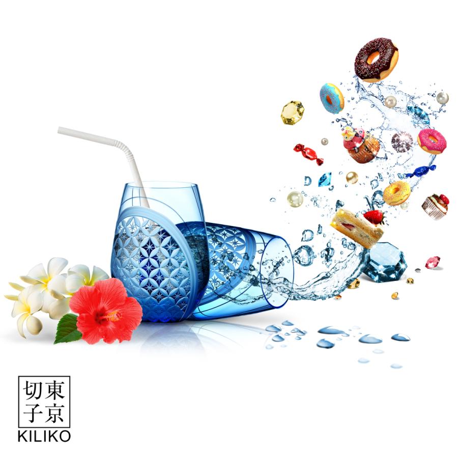 東京切子（花切子）ワイングラス　花火 |  | 06