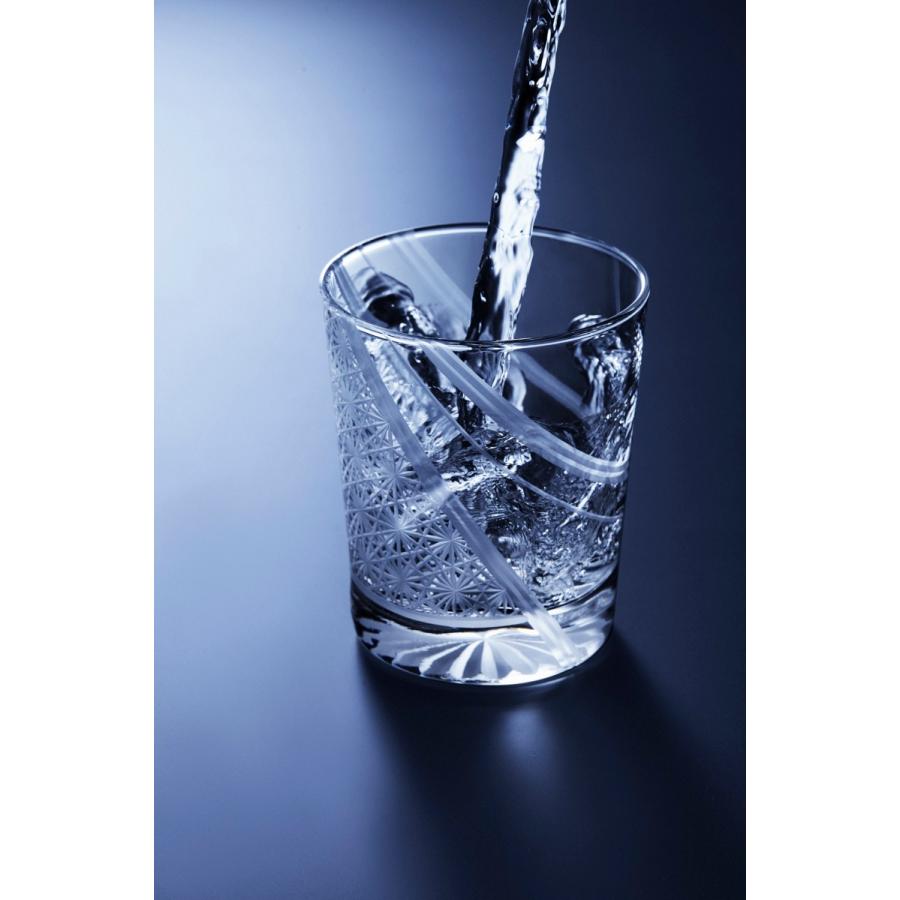 東京切子ロックグラス　羽衣　菊つなぎ |  | 01