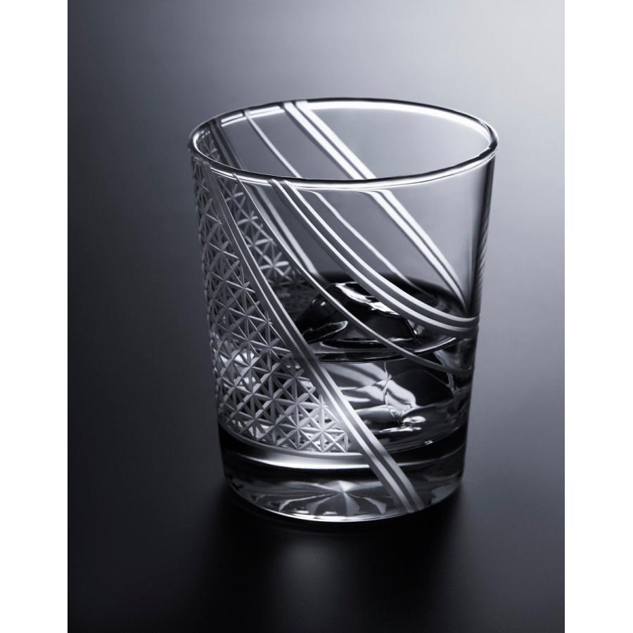 東京切子ロックグラス　羽衣　麻乃葉 |  | 01