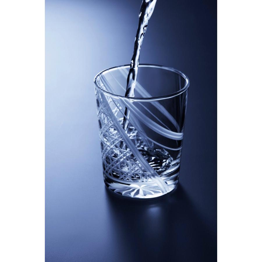 東京切子ロックグラス　羽衣　八角籠目 | 