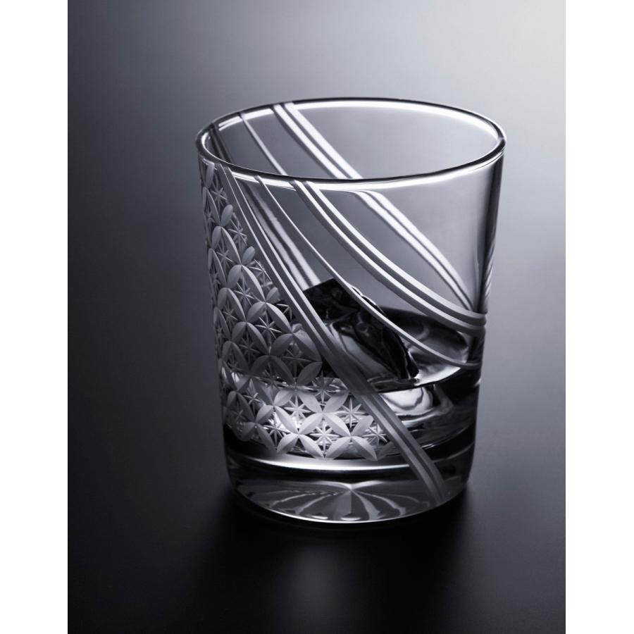 東京切子ロックグラス　羽衣　輝七宝　*かがやきしっぽう* | 