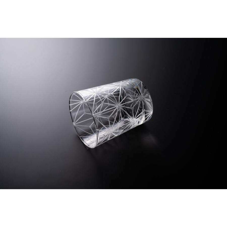 東京切子（花切子）ロックグラス　千代紙　クリアー | 