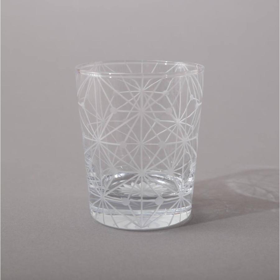 東京切子（花切子）ロックグラス　千代紙　クリアー |  | 04