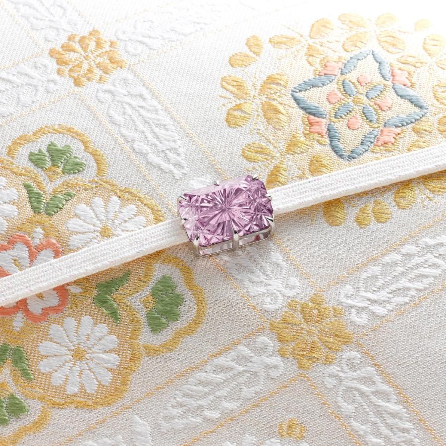 【値下げ中】 KILIKO　JEWELRY（東京切子）帯留め　菊　Amethyst 【XUR1684037532】(60500円)