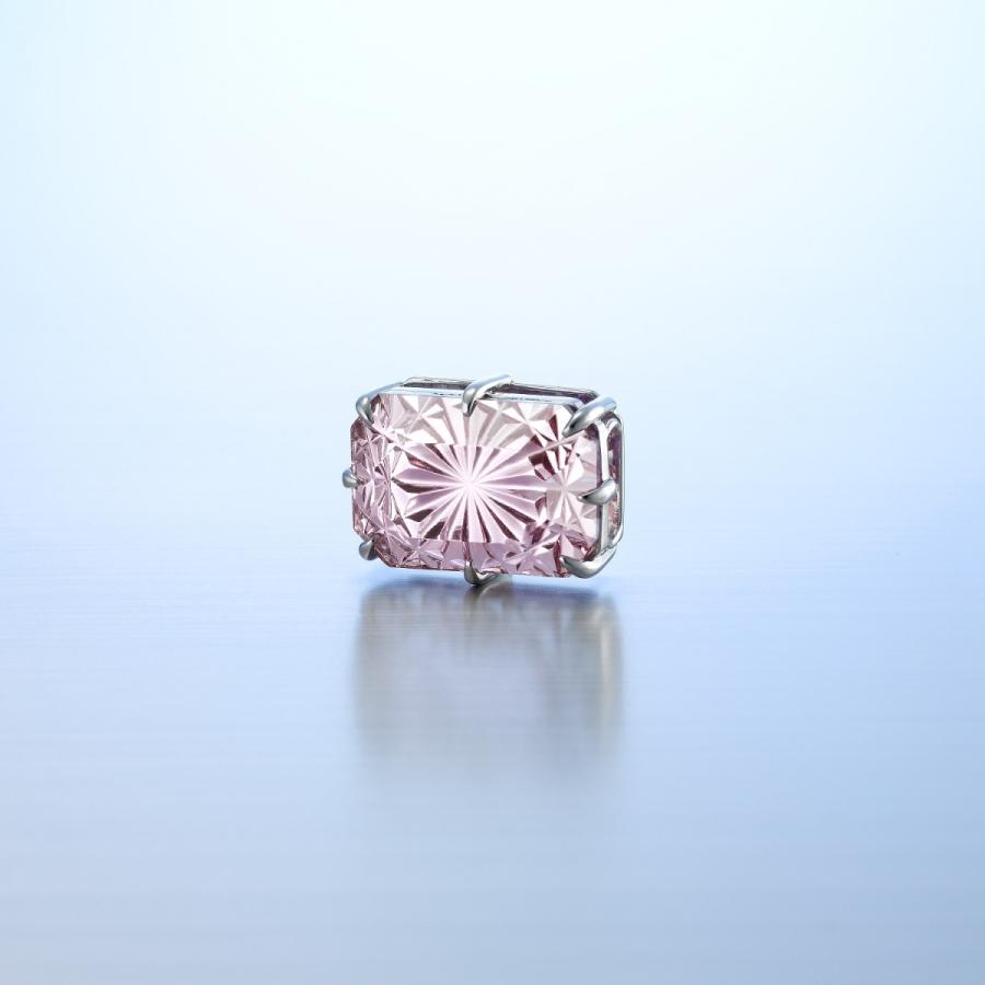 【値下げ中】 KILIKO　JEWELRY（東京切子）帯留め　菊　Amethyst 【XUR1684037532】(60500円)