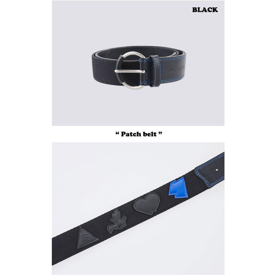 アーダーエラー ベルト ADERERROR メンズ レディース Patch belt パッチベルト BROWN ブラウン BLACK ブラック ACC｜option｜03