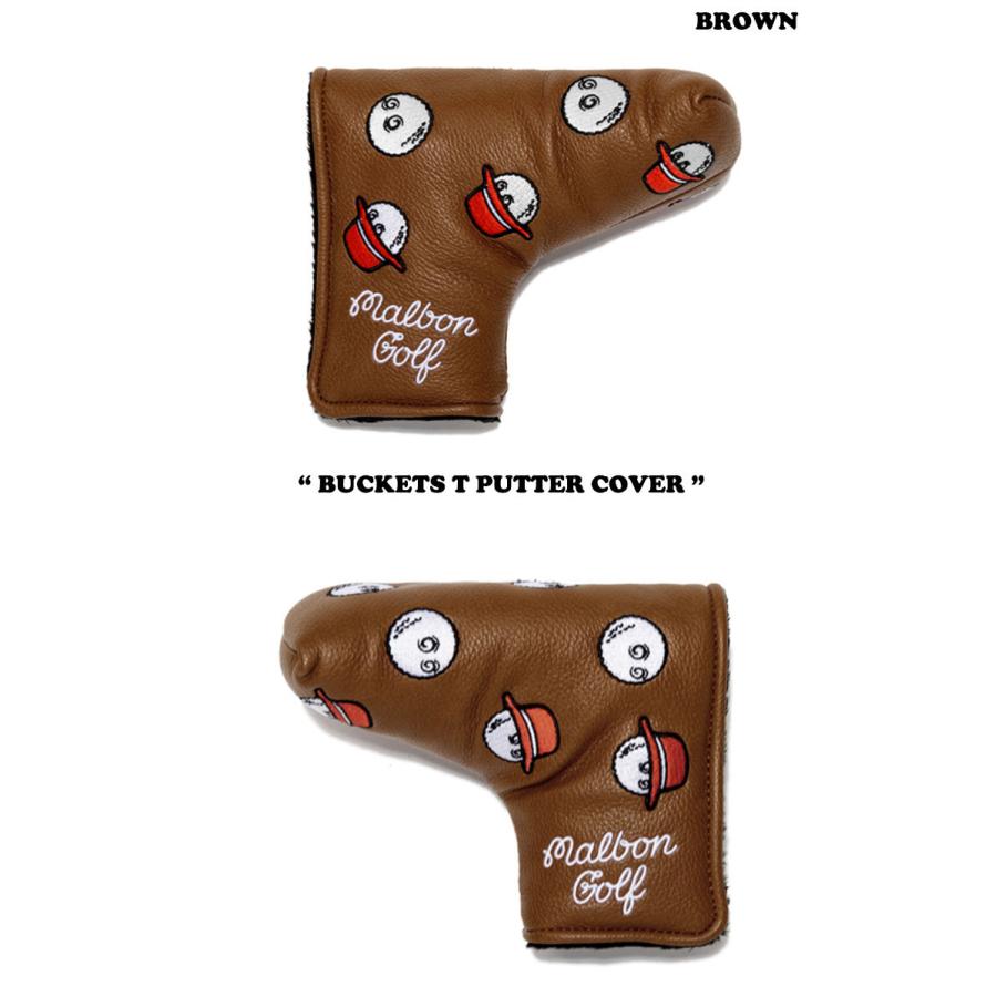 【メール便】 マルボンゴルフ パターカバー MALBON GOLF Bucket T Putter Cover BROWN YELLOW WHITE GREEN K1624857735243041BR/YL/WH/GR ACC 【Y2415241383】(13820円)