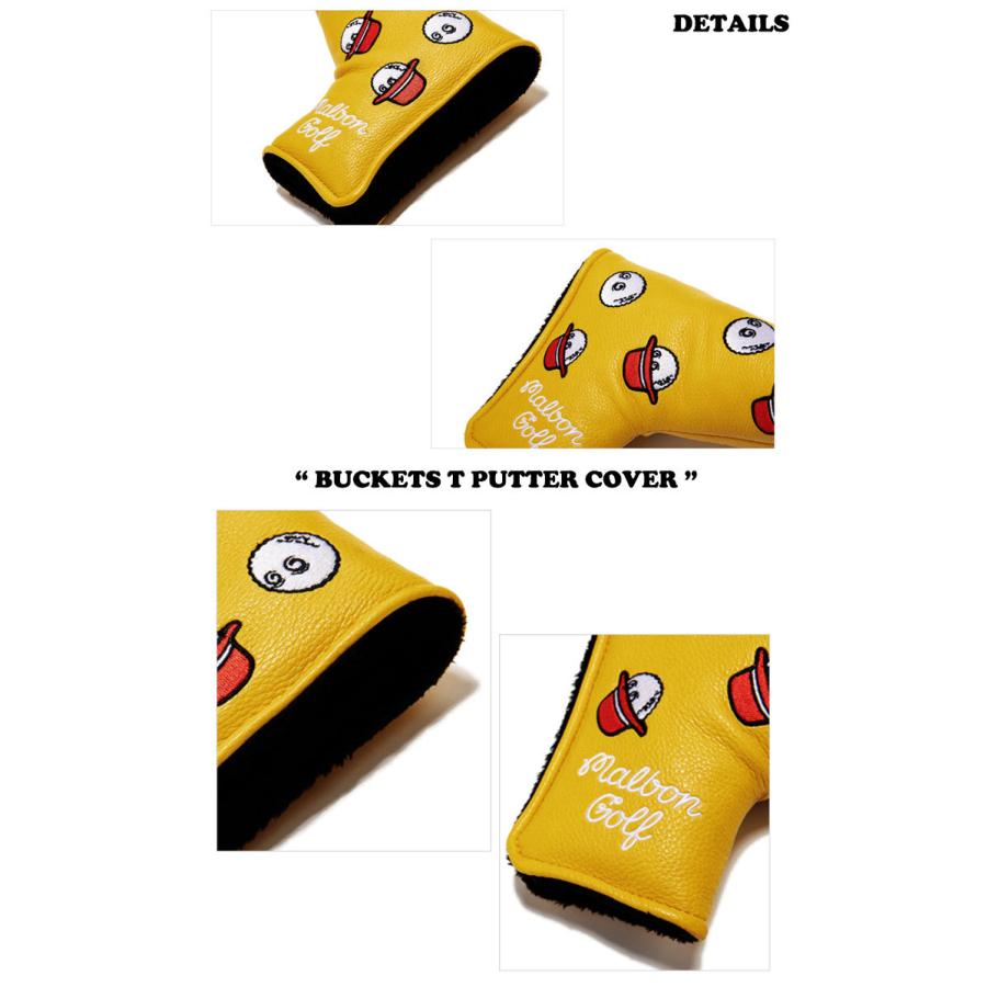 【公式】 マルボンゴルフ パターカバー MALBON GOLF Bucket T Putter Cover BROWN YELLOW WHITE GREEN K1624857735243041BR/YL/WH/GR ACC 【Y2415241457】(13820円)