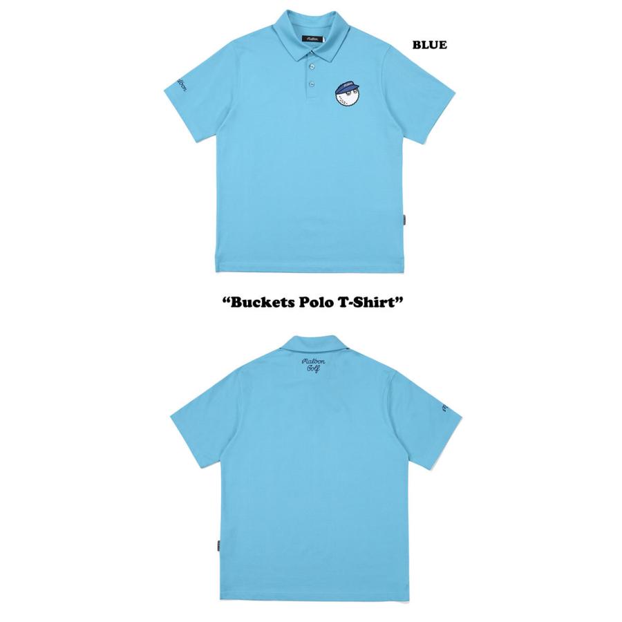マルボンゴルフ MALBON GOLF メンズ Buckets Polo T-Shirt バケッツ T