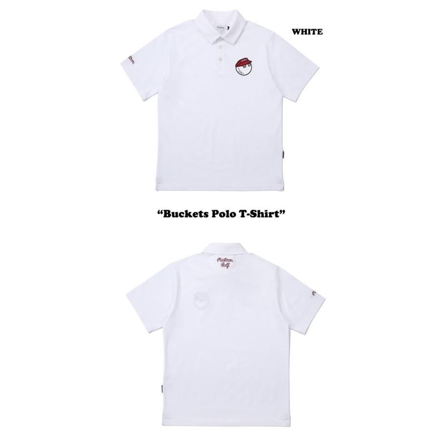 マルボンゴルフ MALBON GOLF メンズ Buckets Polo T-Shirt バケッツ T
