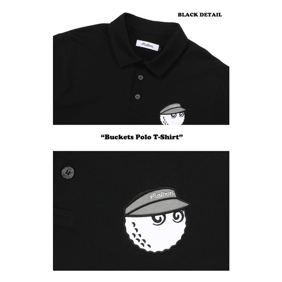 マルボンゴルフ MALBON GOLF メンズ Buckets Polo T-Shirt バケッツ T