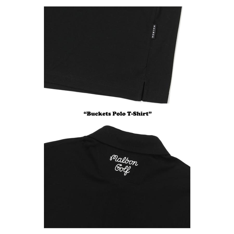 マルボンゴルフ MALBON GOLF メンズ Buckets Polo T-Shirt バケッツ T