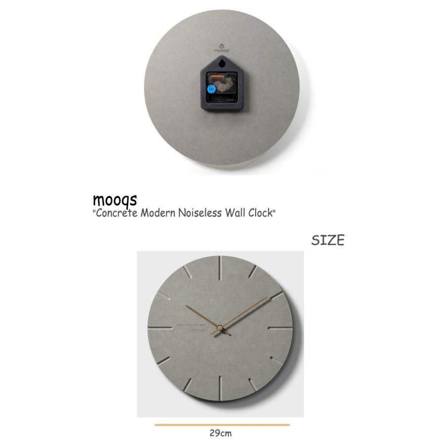 ムクス 壁掛け時計 Mooqs Concrete Modern Noiseless Wall Clock コンクリート モダン ノイズレス ウォール クロック 4種類 韓国インテリア Acc Ac Mq21 Select Option Yahoo 店 通販 Yahoo ショッピング