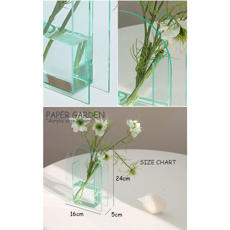 ペーパーガーデン 花瓶 Paper Garden アクリル フラワーベース Lサイズ Acrylic Folwer Vase Lsize Mint ミント 韓国雑貨 おしゃれ Acc Ac Pg Aclvscll Select Option Yahoo 店 通販 Yahoo ショッピング