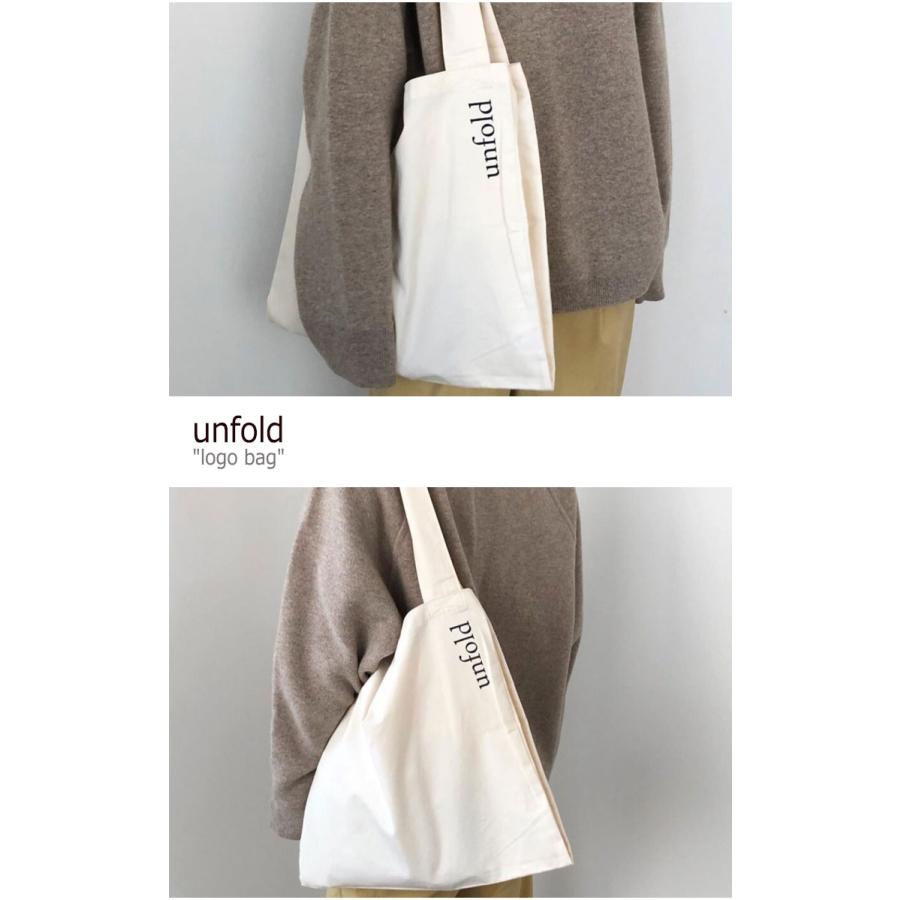 アンフォールド トートバッグ unfold レディース logo bag ロゴバッグ IVORY アイボリー 300670556 バッグ｜option｜02