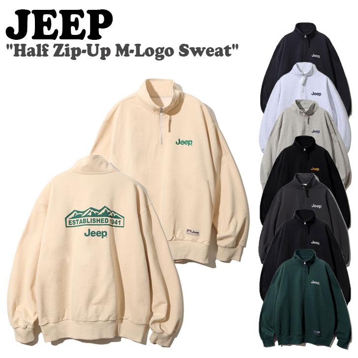 ジープ トレーナー Jeep HALF ZIP-UP M-LOGO SWEAT ハーフ ジップアップ Mロゴ スウェットシャツ 全8色  JM5TSU838MG/NA/BK/IV/BB/DG/MW/OB ウェア :ct-jp21-jm5tsu838:Select Option  Yahoo!店 - 通販 
