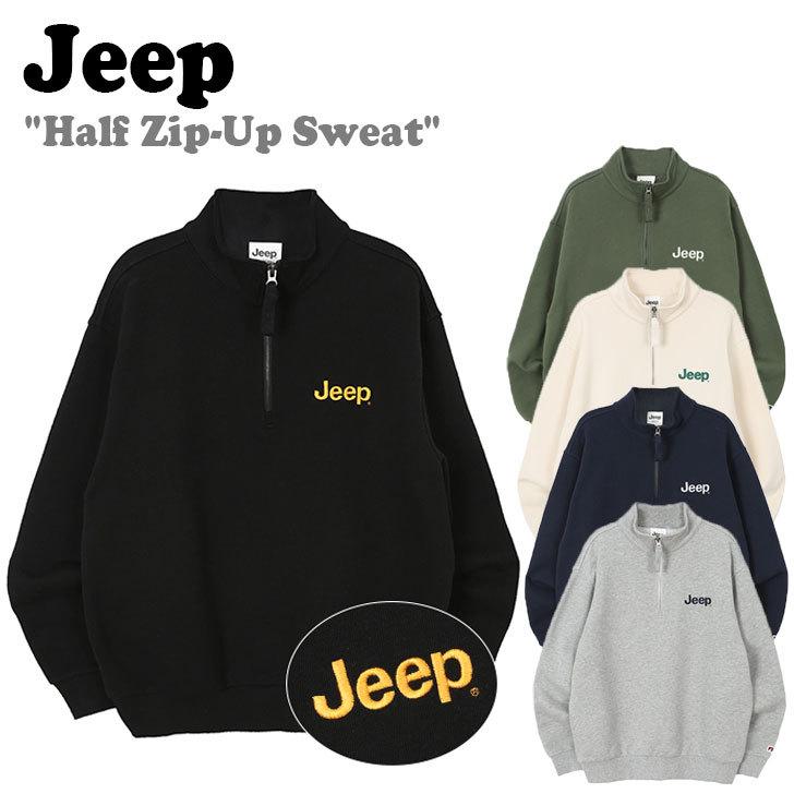 ジープ トレーナー Jeep Half Zip-Up Sweat ハーフ ジップアップ スウェットシャツ BLACK IVORY NAVY GREY  KHAKI JN5TSU822BK/IV/NA/MG/KH ウェア :ct-jp22-jn5tsu822:Select Option Yahoo!店  - 通販 - Yahoo!ショッピング