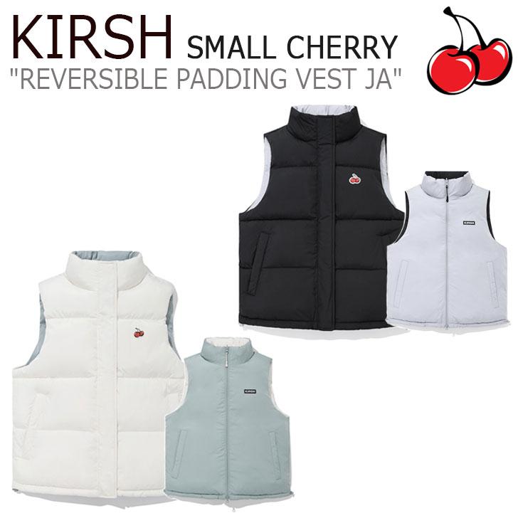 人気ブランド キルシー ダウン Kirsh Small Cherry Reversible Padding Vest Ja スモール チェリー リバーシブル バディング ベスト Ivory Black Jakd05 ウェア 全国宅配無料 Muslimaidusa Org