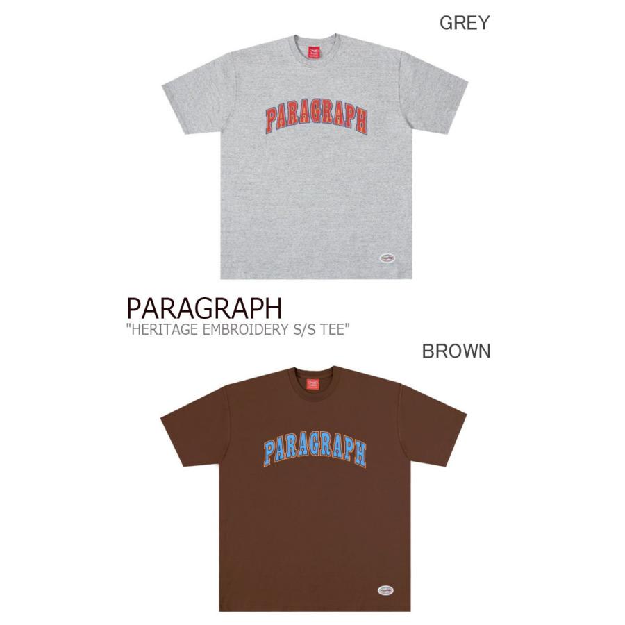 パラグラフ Tシャツ PARAGRAPH HERITAGE EMBROIDERY S/S TEE ヘリテージ エンブロイダリー ショートスリーブTシャツ 半袖 PRG40 5583800357 ウェア - 1