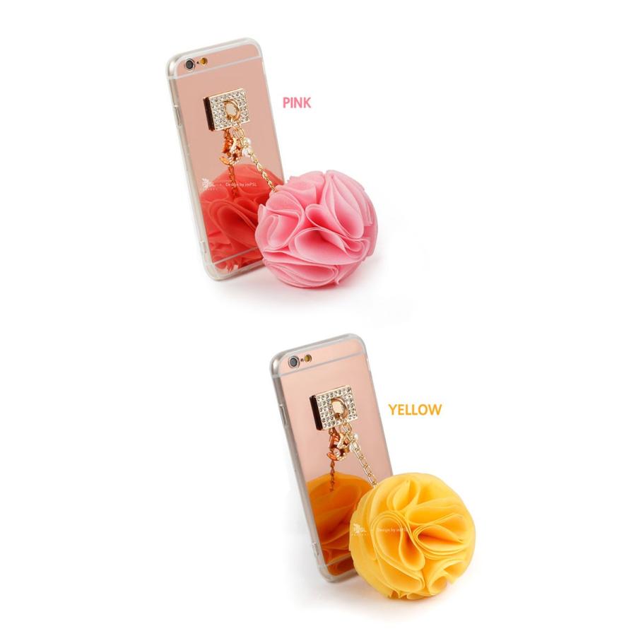 お取り寄せ iPhone6s ケース Flower Tassel Mirror Case iPhone 6s Plus Galaxy S7｜option｜04