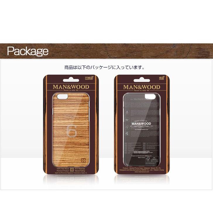 お取り寄せ iPhone6 Plus ケース 木製 天然木 Man＆Wood Koala マンアンドウッド コアラ ブラックフレームケース カバー iPhone 6 Plus｜option｜04