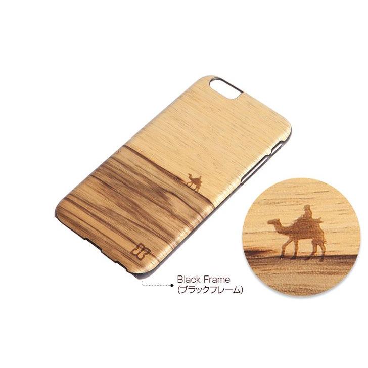 iPhone6 Plus ケース 木製 天然木 Man＆Wood Terra マンアンドウッド テラ ブラックフレームケース カバー iPhone 6 Plus｜option｜03
