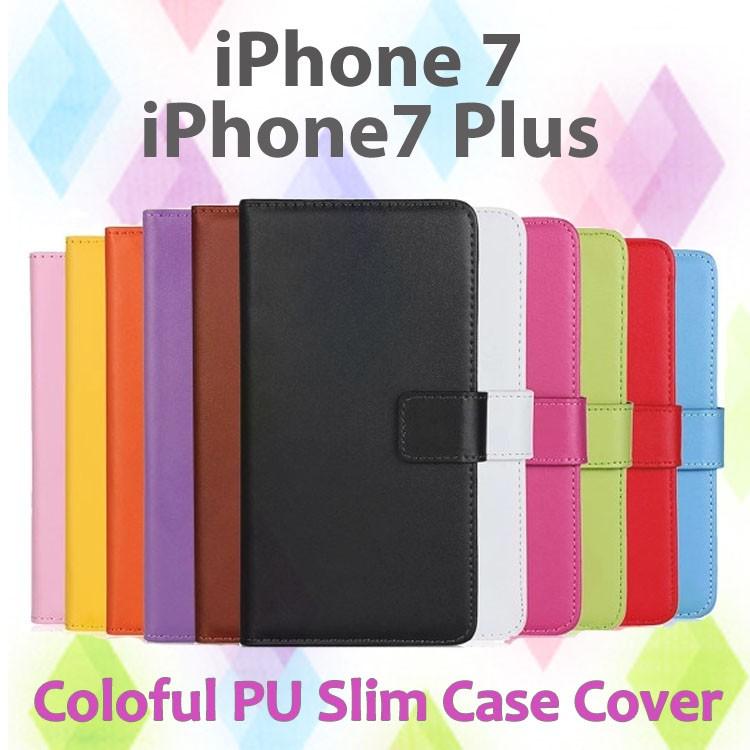 iPhone8/7 iPhone8/7 Plus ケースカバー カラフルスリムPUレザーダイアリーケースカバー for アイフォン7｜option