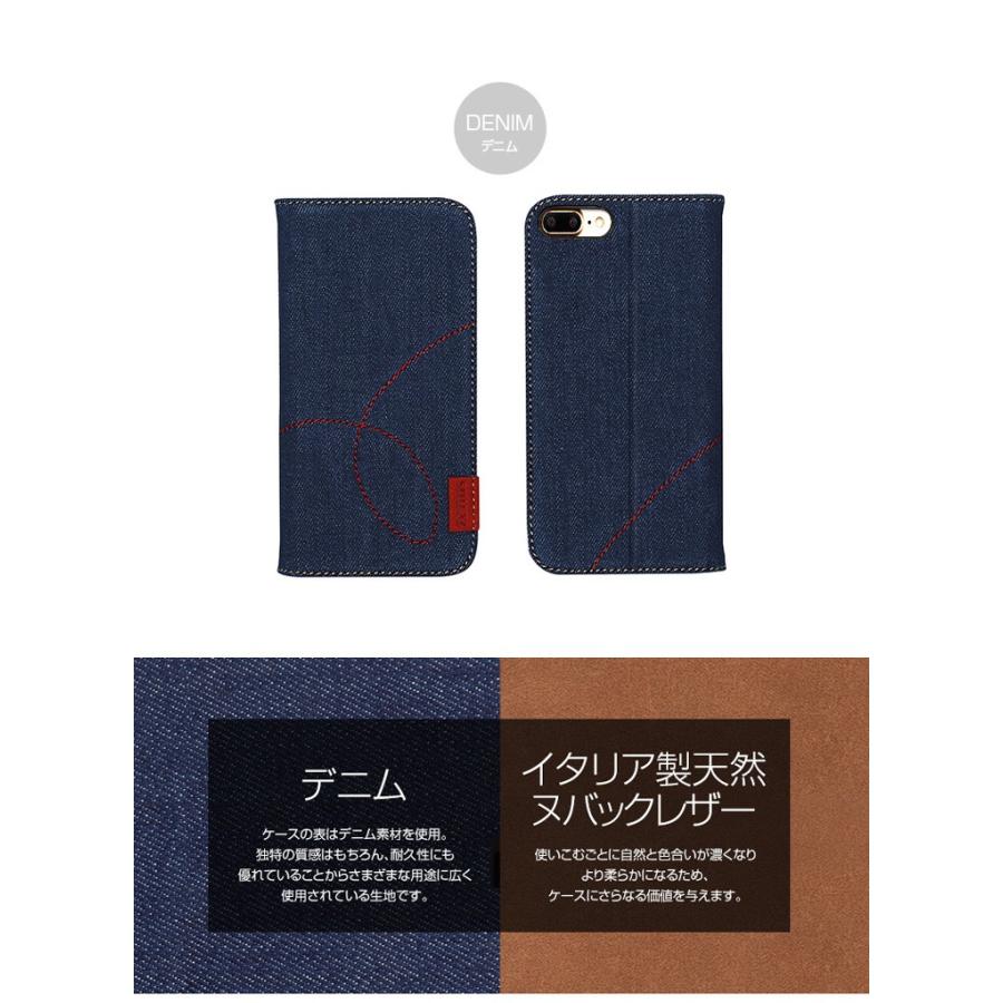 お取り寄せ iPhone8 Plus iPhone7 Plus ケース 手帳型 ZENUS Denim Stitch Diary ゼヌス デニムステッチダイアリー アイフォン カバー｜option｜05