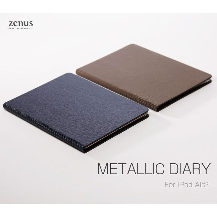 iPad Air2 ケース カバー ZENUS Metallic Diary ゼヌス メタリックダイアリー iPad Air 2｜option｜02