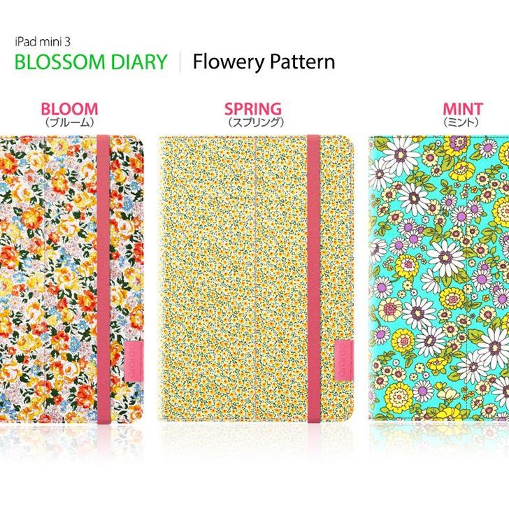 お取り寄せ iPad mini3 2 1 ケース カバー araree Blossom Diary アラリー ブロッサムダイアリー iPad mini、iPad mini3 2 1 ケース アイパッド ミニ ケース｜option｜04