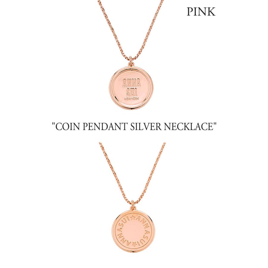 アナスイ ネックレス ANNASUI COIN PENDANT SILVER NECKLACE コイン ペンダント シルバー ピンク イエロー ホワイト 韓国アクセサリー HPGSVP/Y/W00007M ACC アナスイ ネックレス ペンダント ANNASUI COIN PENDANT SILVER NECKLACE コイン シルバー ピンク イエロー ホワイト 韓国アクセサリー HPGSVP/Y/W00007M SUI