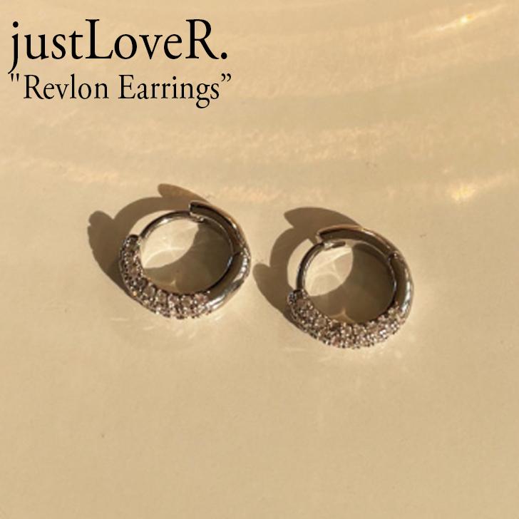 (取扱店舗) ジャストラバー ピアス justLoveR. レディース Revlon Earrings レブロン イヤリング SILVER シルバー GOLD ゴールド 韓国アクセサリー 6529023634 ACC