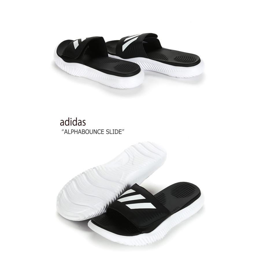 adidas alphabounce slides white