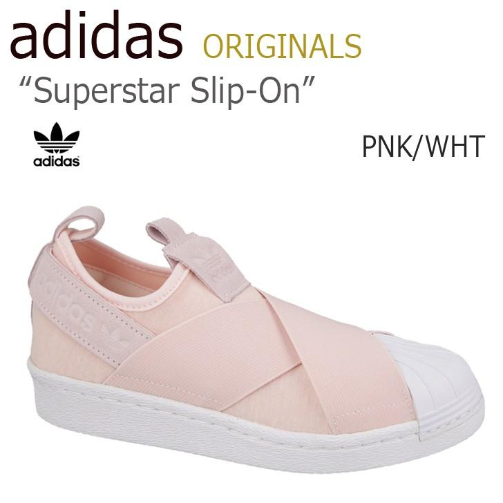superstar slip on pink