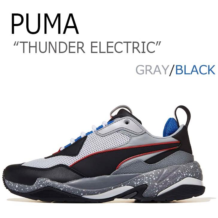 プーマ スニーカー Puma メンズ レディース Thunder Electric サンダーエレクトリック Gray グレー Pki シューズ Sn Pm Select Option Yahoo 店 通販 Yahoo ショッピング