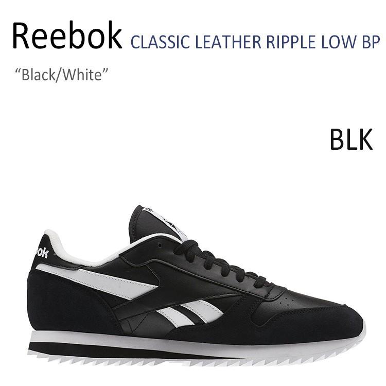reebok classic leather white black
