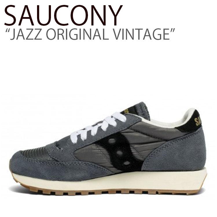 サッカニー スニーカー Saucony メンズ レディース Jazz Original Vintage ジャズオリジナルヴィンテージ Gray Black グレー ブラック S 97 シューズ Sn Sc S Select Option Yahoo 店 通販 Yahoo ショッピング