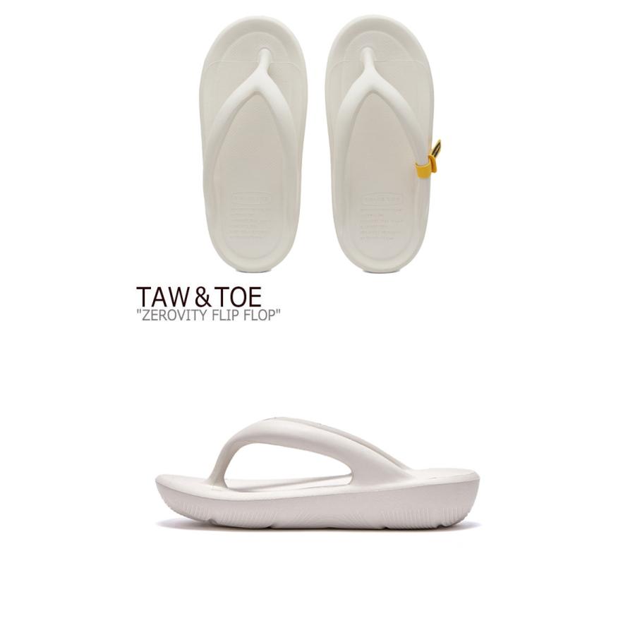 【即納有/国内発送】トー＆トー サンダル TAW＆TOE メンズ レディース ZEROVITY FLIP FLOP ゼロビティ フリップ フロップ CREAM クリーム Z-FF-CRAJ シューズ｜option｜03