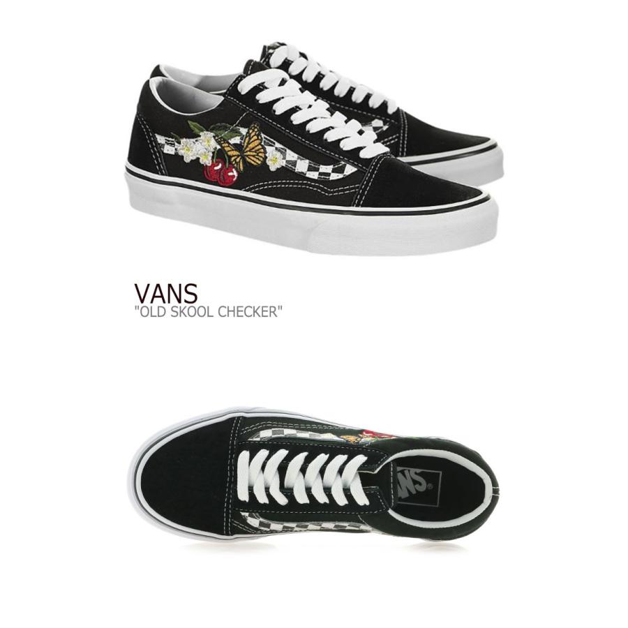 black floral vans old skool