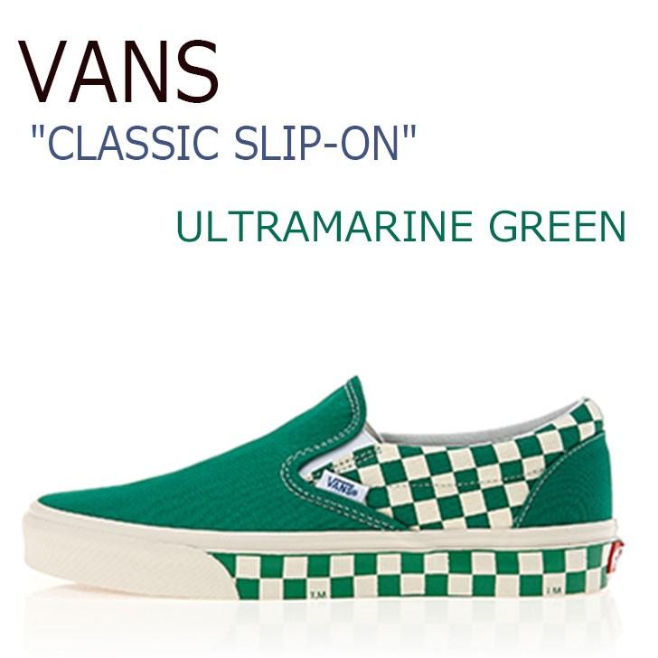 vans checkerboard slip on ultramarine