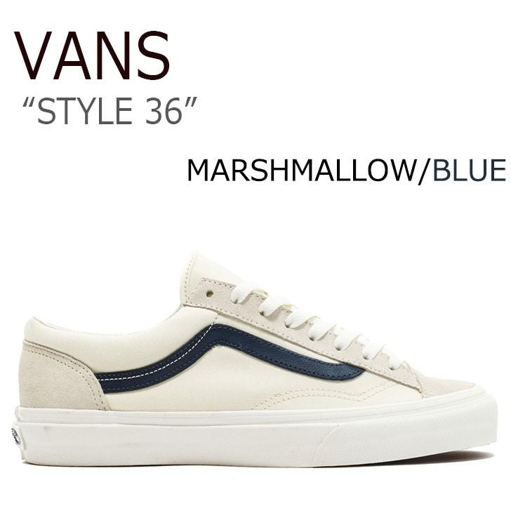 バンズ スニーカー Vans メンズ レディース Style 36 スタイル36 Marshmallow Blue クリーム ブルー Vn0a3dz3ke6 シューズ Sn Va Style36ble Select Option Yahoo 店 通販 Yahoo ショッピング