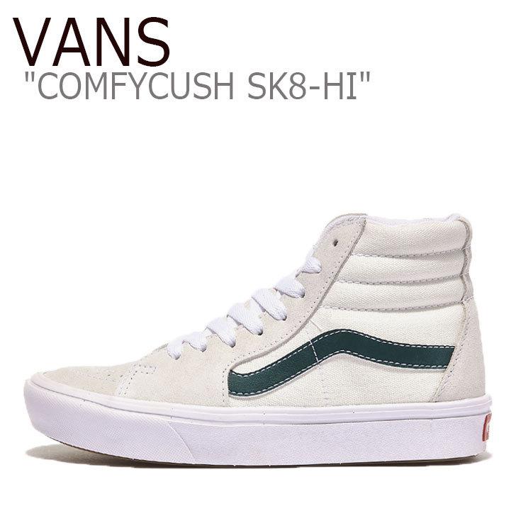 バンズ スニーカー Vans メンズ レディース Comfycush Sk8 Hi コンフィークッシュ スケートハイ White ホワイト Green グリーン Vn0a3wmb1sb シューズ Sn Va 3wmb1sb Select Option Yahoo 店 通販 Yahoo ショッピング