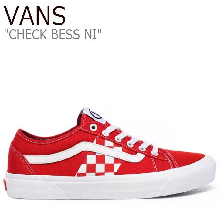 red check vans